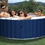 mspa lite round inflatable spa hot tub